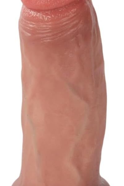 6 Inch The Mushroom Guy Dildo  Realistic Dildo Without Balls, Non Porous Silicone, with Strong Suction Cup   Ideal Adult Penis Toy for Women, Gay, and Couples      No 43