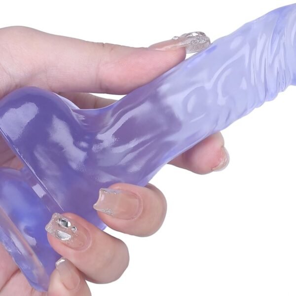 5 2 Inch Soft Anal Dildo with Powerful Strong Suction Cup, Small Anal Plug Dildos for Beginner, G Spot Stimulation & Anal Training, Butt Plug Toys for Women & Men, Anal Trainer Sex Games (Blue)