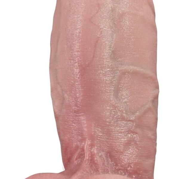 7 Inch Girth Huge Thick Dildo, Dual Density Silicone Dildos with Strong Suction Cup, G spot Realistic Dildo Anal Sex Toys for Men and Women